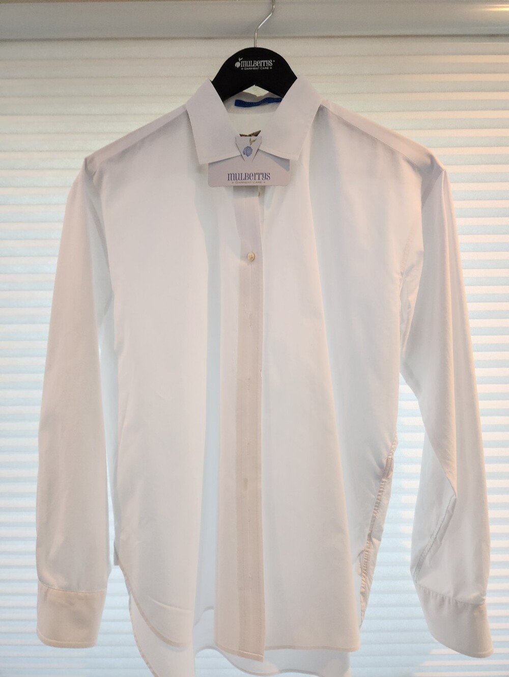 J. McLaughlin White Women's Dress Shirt
